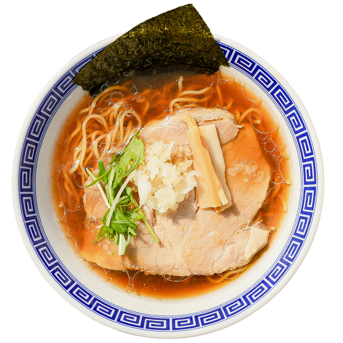 大きなチャーシューがのったラーメン