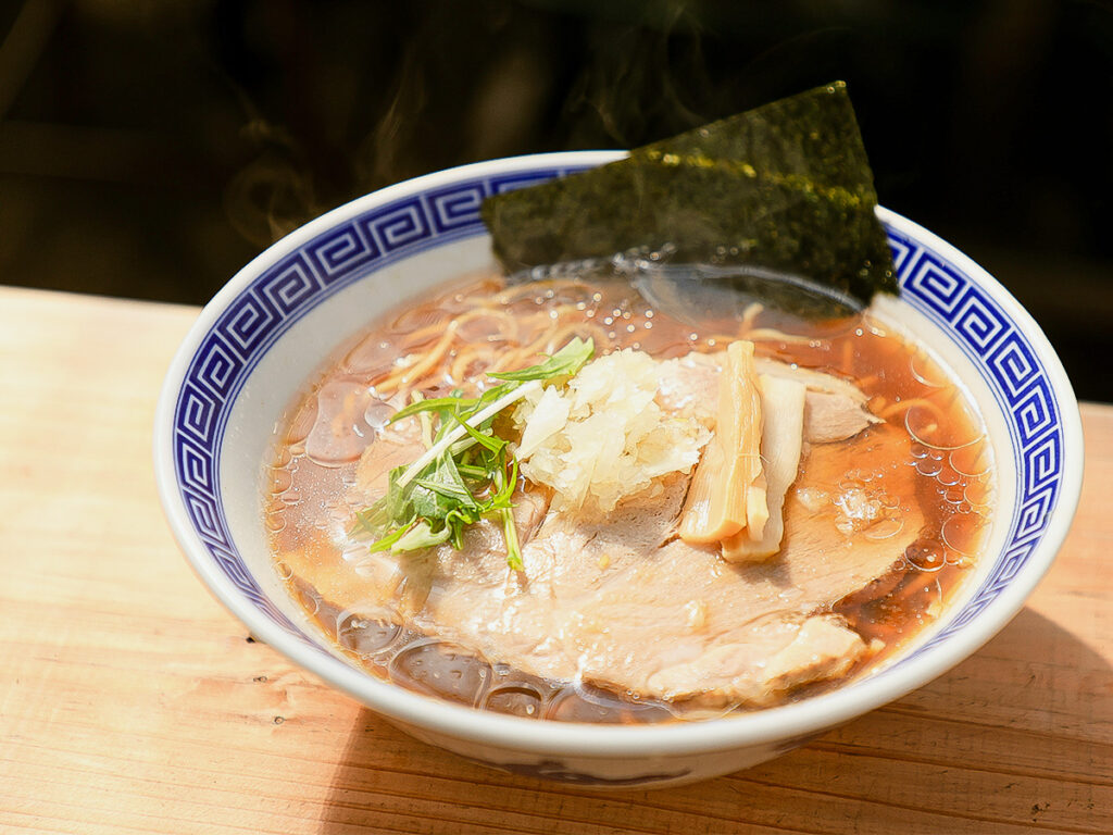 屋台ラーメンにしのラーメン